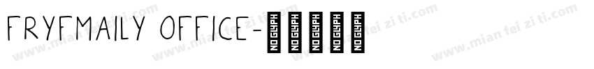 FRYFmaily office字体转换